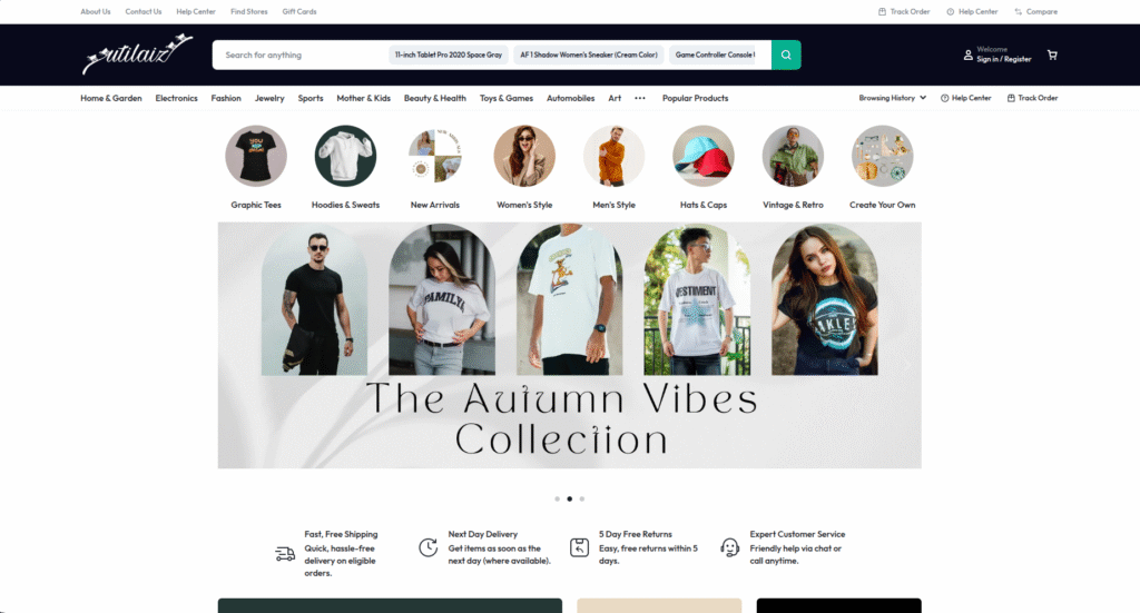 utilaiz-world-portfolio-ecommerce-website